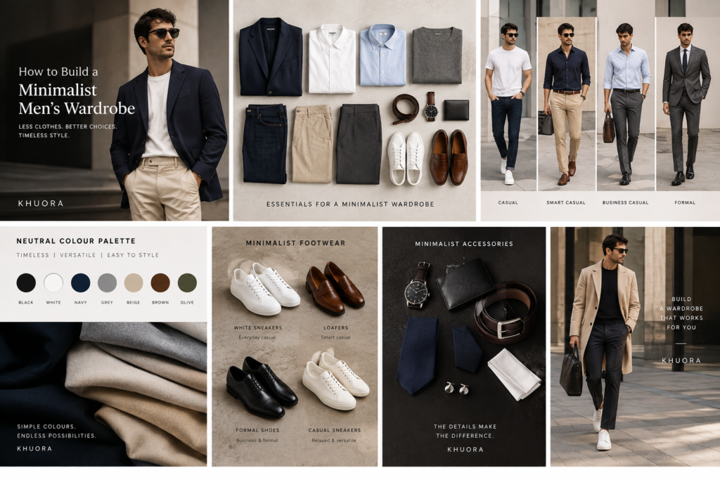minimalist men’s wardrobe