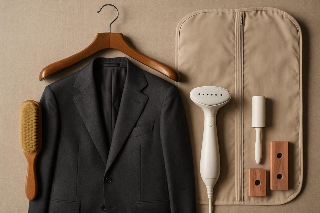 Clothing care guide for premium men's clothes and luxury menswear