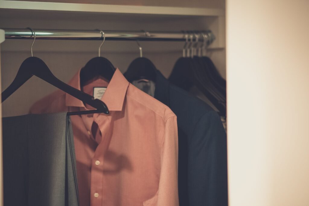 clean and pressed clothes 